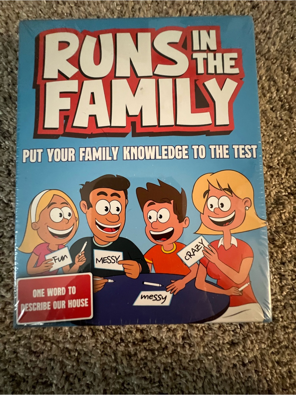 Runs in the Family Board Game - New
